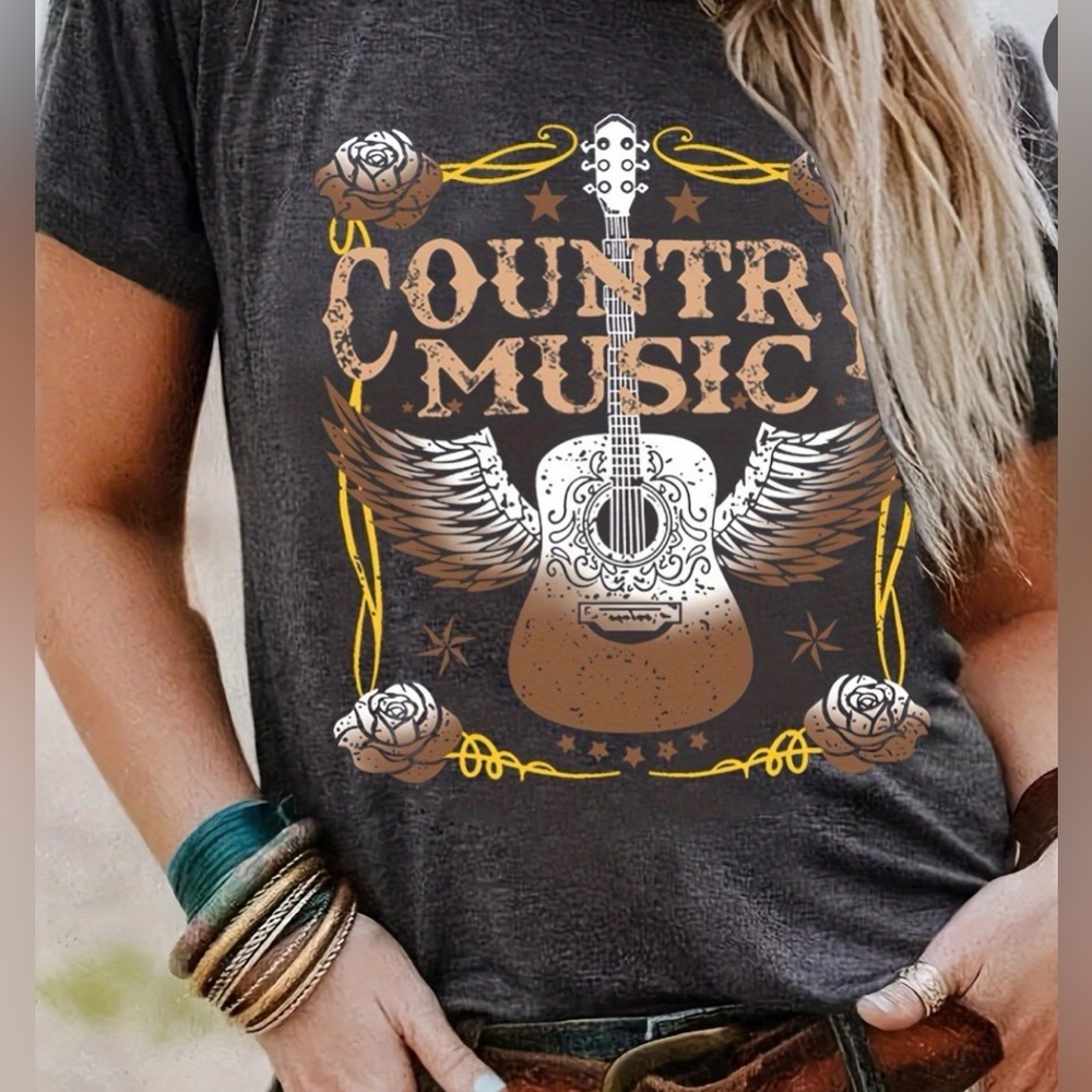 Vintage Country Music T-shirt - Picture 2 of 6
